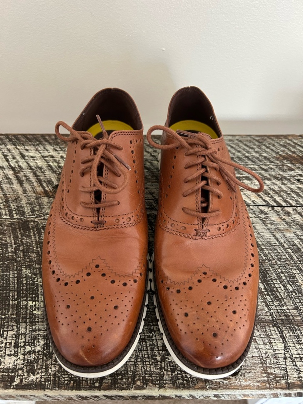 Cole Haan Men's Brown Wingtip Brogues